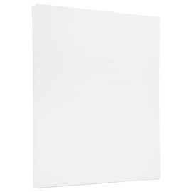 JAM PAPER Strathmore 24lb Paper - 90 gsm - 8.5 x 11 - Bright White Wove - 100 Sheets/pack