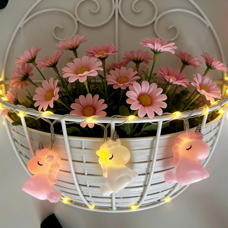 Hoolight Unicorn String Lights 10 LED Lights Battery Operated Unicorn