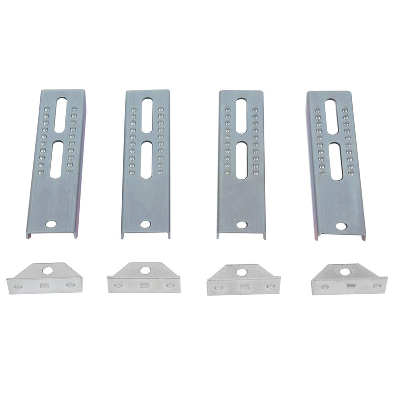 KUAFU 10'' Galvanized Swivel Brackets w/Top Bunk Bolster for Boat