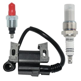 Partman Genuine Ignition Coil fit for Honda GX630 GX660 GX690 GXV630 GXV660 GXV690R,Repalce Parts 30500-Z6L-043 with Solenoid Valve&Spark Plug