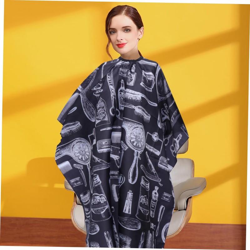 Baluue 7pcs Professional Hair Cutting Set Cape Hairdressing Accessories for