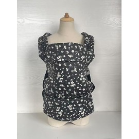 FRUITEAM Baby Carrier, Toddler Carrier with Adjustable Seat Size, Comfortable & Ergonomic Baby Carrier Newborn (7-25 LBS), Easy to Wear, Travel and Hiking Friendly (Black Floral)