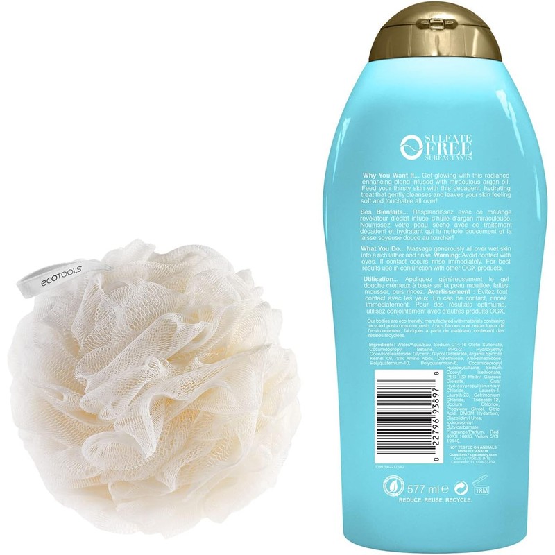 Esponja para baño suave EcoTools + Body Wash de coco