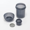 MUJI 84683855 Lunch Capsule with Topping Cup, Black, 11.8 fl