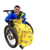 Bundlebean Children’s Wheelchair Cosy – Fleece‑Backed Waterproof Nylon, Front Hand-Warming