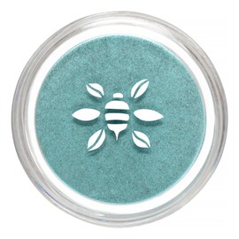 Honeybee Gardens PowderColors, Clean Mineral Eye Shadow in Castaway, Bright Shimmery Turquoise Blue, Versatile, Portable, & Skin-Friendly, 2g