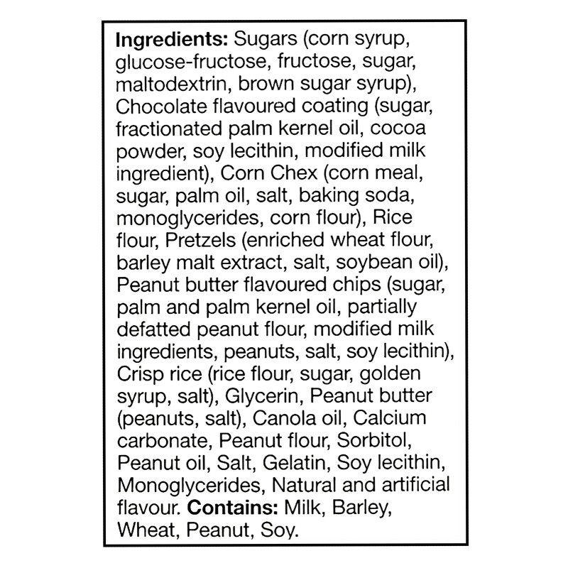 Chex Mix Chocolatey Peanut Butter Bars, 160g/5.6 oz