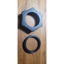 Mag-Lite D Cell Original Maglite Anti Roll Grommet Ring - Combo: Tail Bumper + Head Anti-Roll Grommet