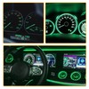X AUTOHAUX 10 Pcs Green T3 3030 LED Interior Instrument