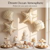 4pcs Starfish & Seashell Mermaid Foil Balloons for Under The