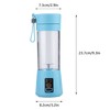 USB Portable Electric Fruit Juice Blender Machine Juice Extractor Double