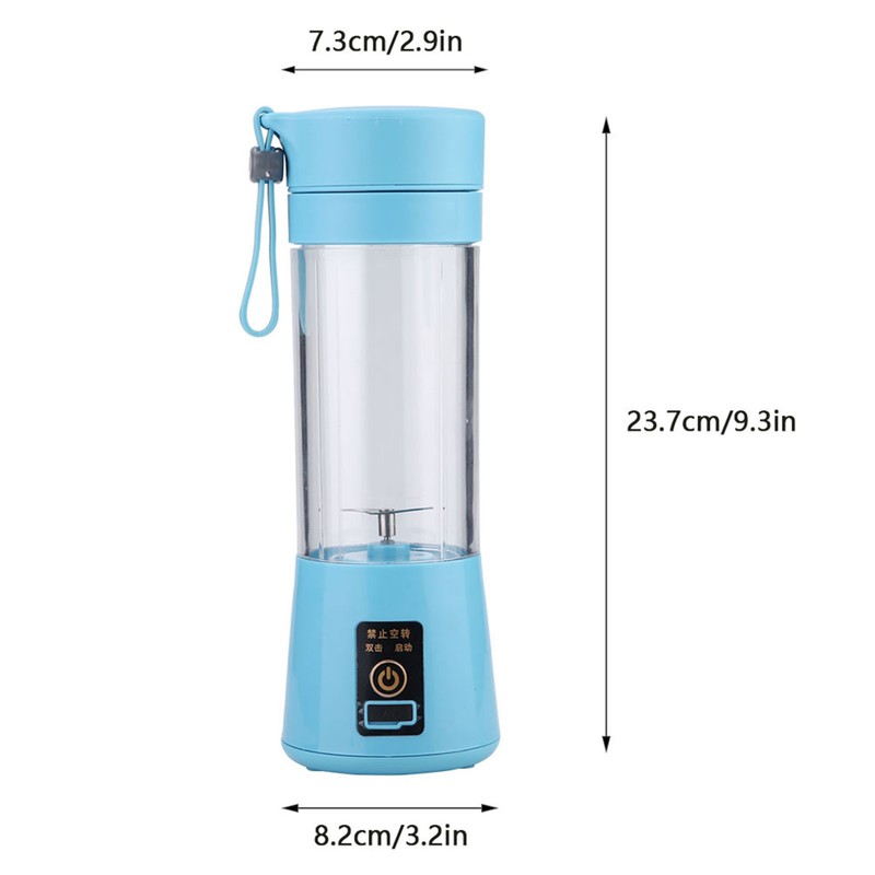 USB Portable Electric Fruit Juice Blender Machine Juice Extractor Double