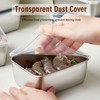 6-Piece Food Storage Box, Stainless Steel Food Container with Lid,