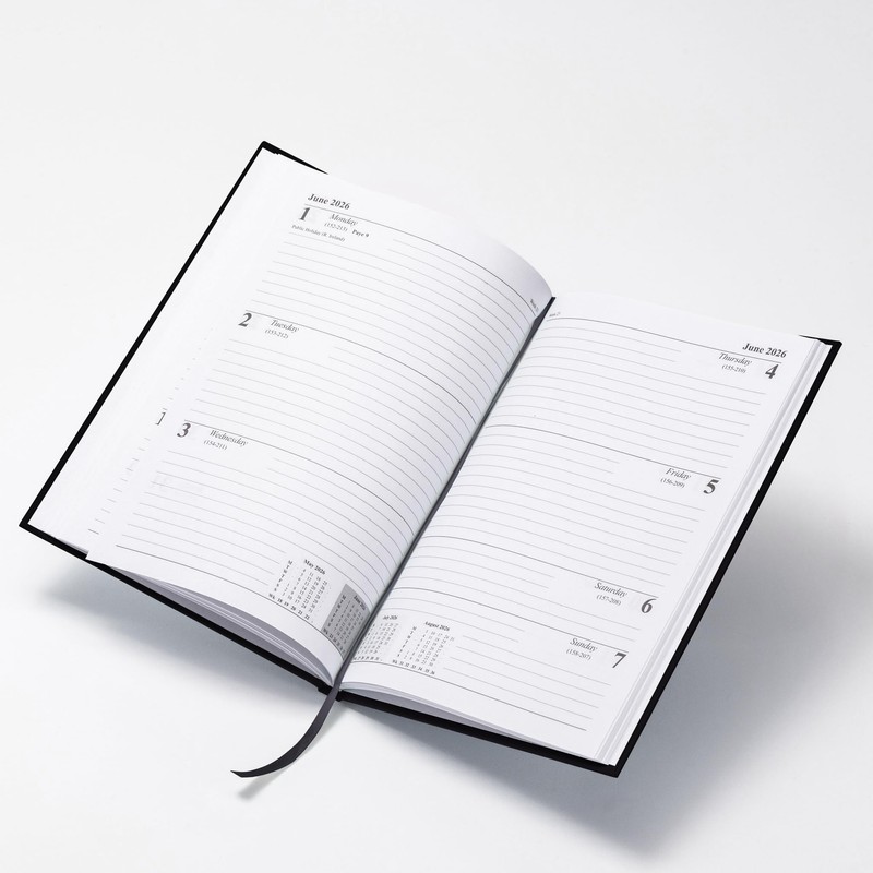 evelay 2026 Diary A5 Week to View Hardback Planner Organiser