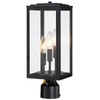 MYHXQ 16.6'' Dusk to Dawn Post Light Outdoor, Large 3-Light