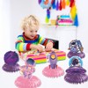 9pcs Space Themed Party Honeycomb Centerpiece Decorations, Double Sided Printed