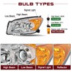 JSBOYAT Halogen Headlight Assembly for 2009-2012 Toyota Rav4 Driver and