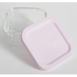 OCST-040E Advanced Door Glass Lock Easy Open Heat-resistant Glass Container Square 13.5 fl oz (400 ml)