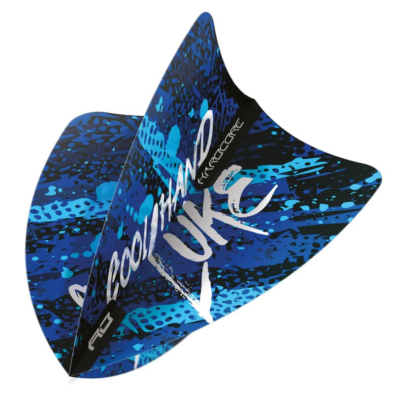 RED DRAGON Luke Humphries World Champion Blue Freestyle Dart Flights