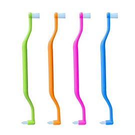 HRASY Ultra Soft Bristles Toothbrush, 4 Pcs, for Adults, Unisex, Battery Powered, D-2