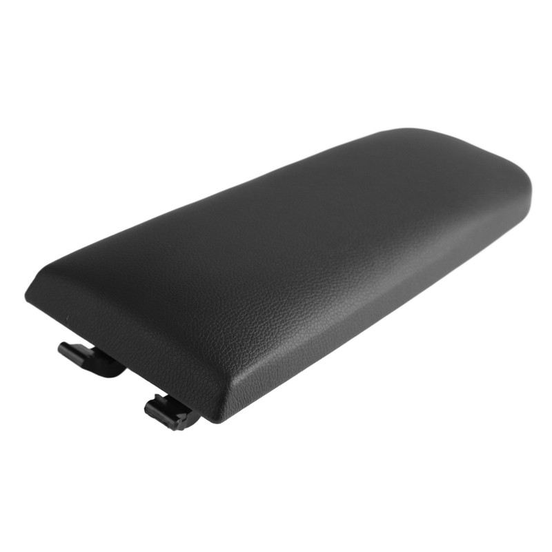 Center Console Armrest Cover PU Leather Black Armrest Protector Lid