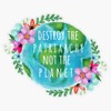 destroy the patriarchy not the planet Bumper Sticker Vinyl Decal