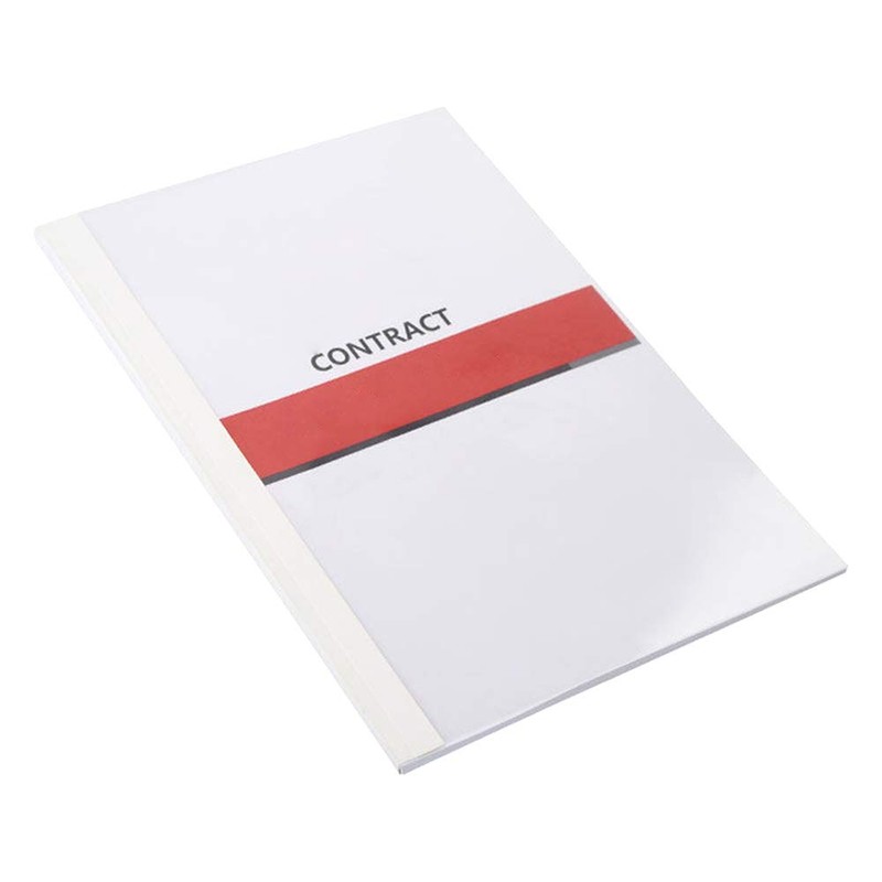 RAYSON Thermal Binding Covers, 6mm, A4, 50 Sheets Binding Capacity,