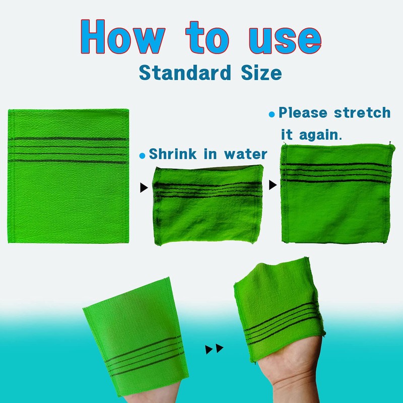 Italy Towel The Original Korean Exfoliating Mitt Body Scrub Red