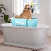 KITPLUS Elevated Dog Bathtub, 5 Height Adjustable Portable Dog Wash