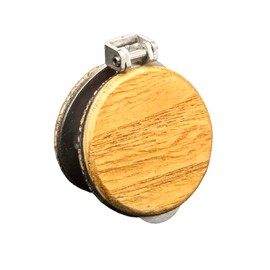 Wooden Keyhole Draught Excluder Cover | Magnetic Closure | Eco Friendly | Magflap (Golden Oak Matt)