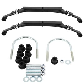 4-Leaf Double Eye Club Car Golf Cart 1994-Up EZGO 1994-2009 for Gas TXT Leaf Spring & Axle kit for Axle Suspension-2 set
