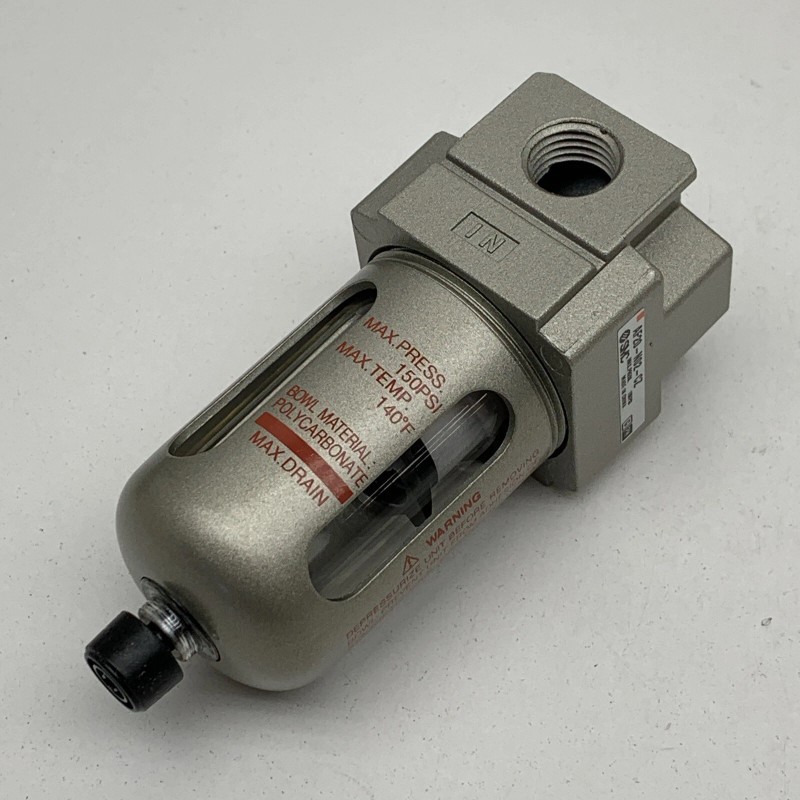 SMC AF20-N02-CZ Modular Compressed Air Filter 1/4" NPT, 150PSI, Auto
