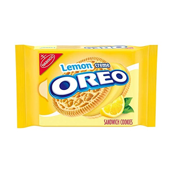 OREO Lemon Creme Sandwich Cookies, 15.25 oz