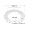 PATIKIL 4" (102mm) ID Duct Connector Flange, Stainless Steel Flat