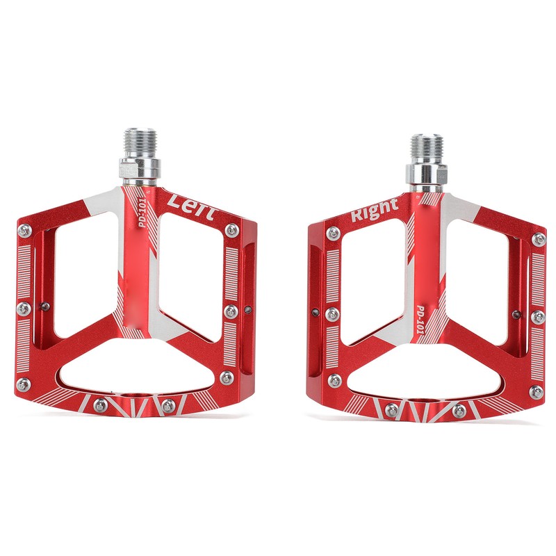 2PCS Universal Mountain Bike Pedal Replacement Non Slip CNC Aluminum