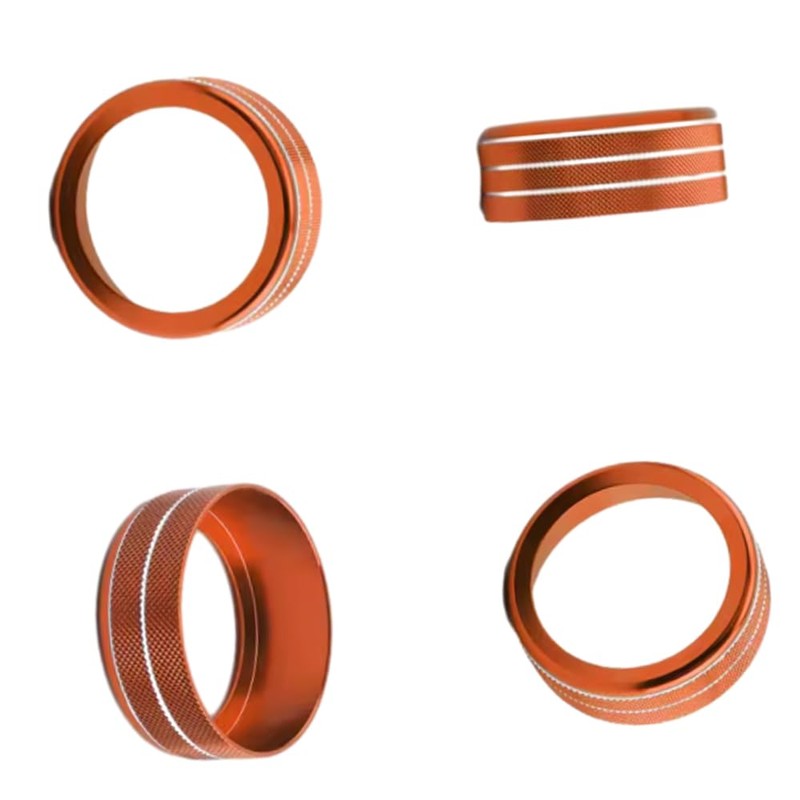 Kacepar Car Styling Air Conditioning Knobs Circle Trim, Air Conditioning