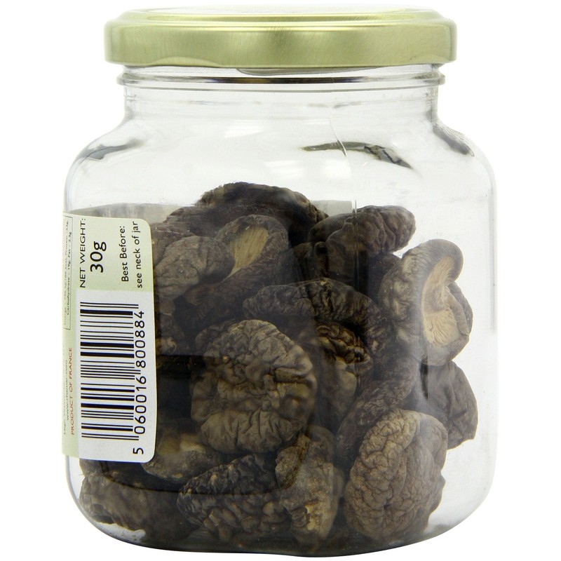 Cooks & Co Dried Shiitake Mushrooms 30g (Pack of 6)