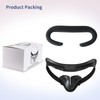 Compatible with VR Oculus Quest 2 Accessories, Breathable Foam Face