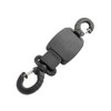 ABYSSTAR Stainless Steel Retractor with Carabiner Hook and Lead -