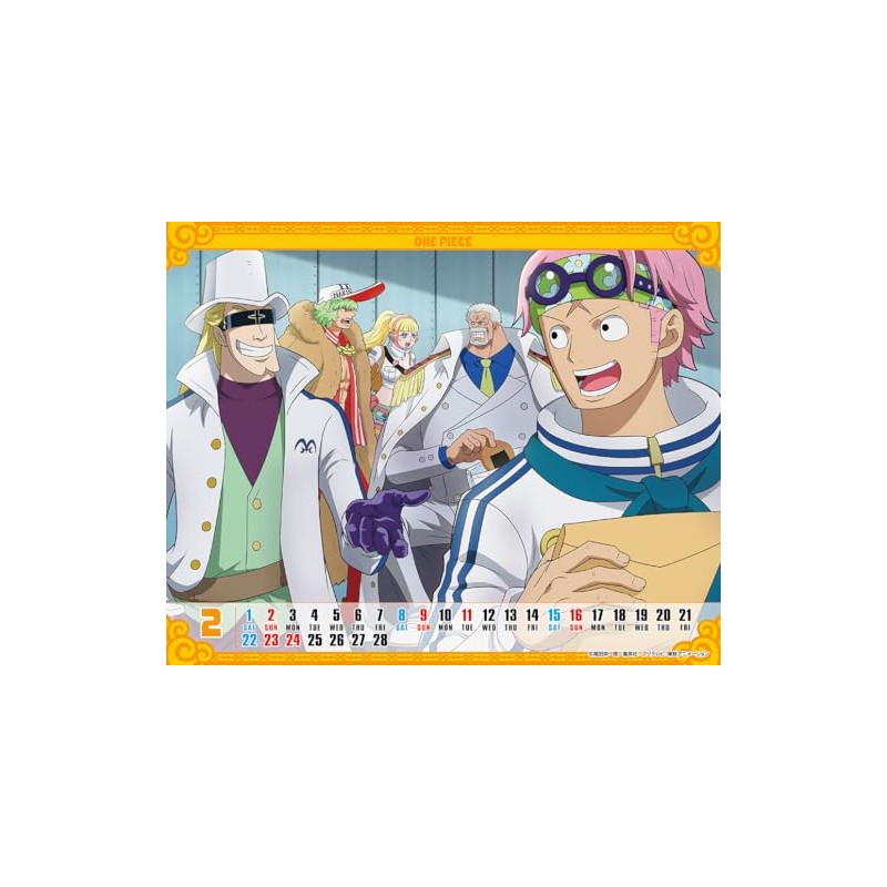Toei Animation 2025 One Piece Desk Calendar CL-015