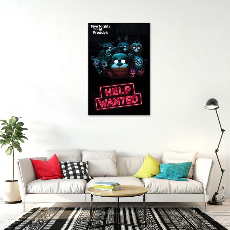 Five Nights At Freddy's - Gaming Poster (Help Wanted) (Size: