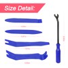 BLAU GRUN 5PCS Auto Trim Removal Tool Kit, Car Interior