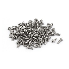 IIVVERR 4#-40x5/16-inch 304 Stainless Steel Phillips Pan Head Machine Screw Bolt 100pcs (4# -40x5 / 16-inch 304 Acero Inoxidable Phillips Pan Head Tornillo de Tornillo de Máquina 100 unids