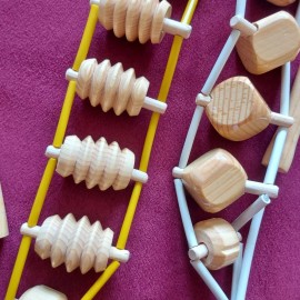 Erilio Artesanal Kit 2 Cinturones Masaje Maderoterapia Automasaje De Erilio