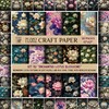 FLONZ Scrapbook Paper (30 pages 12"x12") Enchanted Lotus Blossoms: Mesmerizing