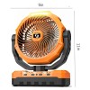 Unbranded 12000mAh Camping Fan Detachable Rechargeable Battery Operated Fan with