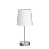 LED Table Lamp I Fabric Lamp Matte Nickel I E14