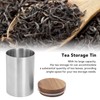 Tea Canister 304 Stainless Steel Tea Container Thicken Tea Sealing