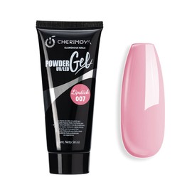 CHERIMOYA Poly Gel Constructor de Uñas 50ml,Fortalecedor para Extensión (007 Rosa Rosado)