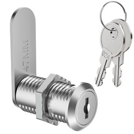 Mailbox Lock, 30 mm, Cabinet Lock, Cabinet Lock with Key, Furniture Lock, Locker Lock, 30 mm Drawer Lock, Lever Lock for Letterboxes, Cabinet Doors, Furniture